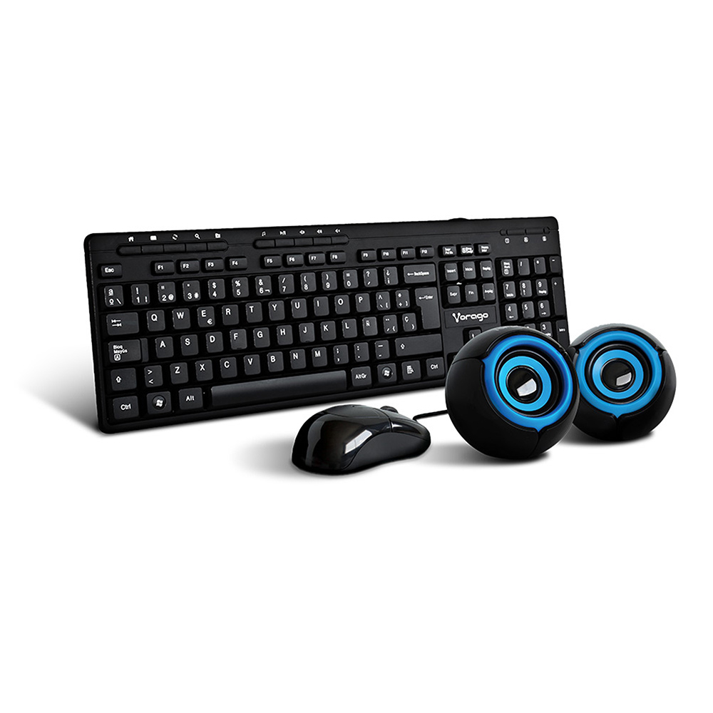 Kit de Teclado y Mouse VORAGO Kms-104