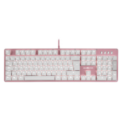 Teclado mecánico GAME FACTOR KBG400-PK-RD